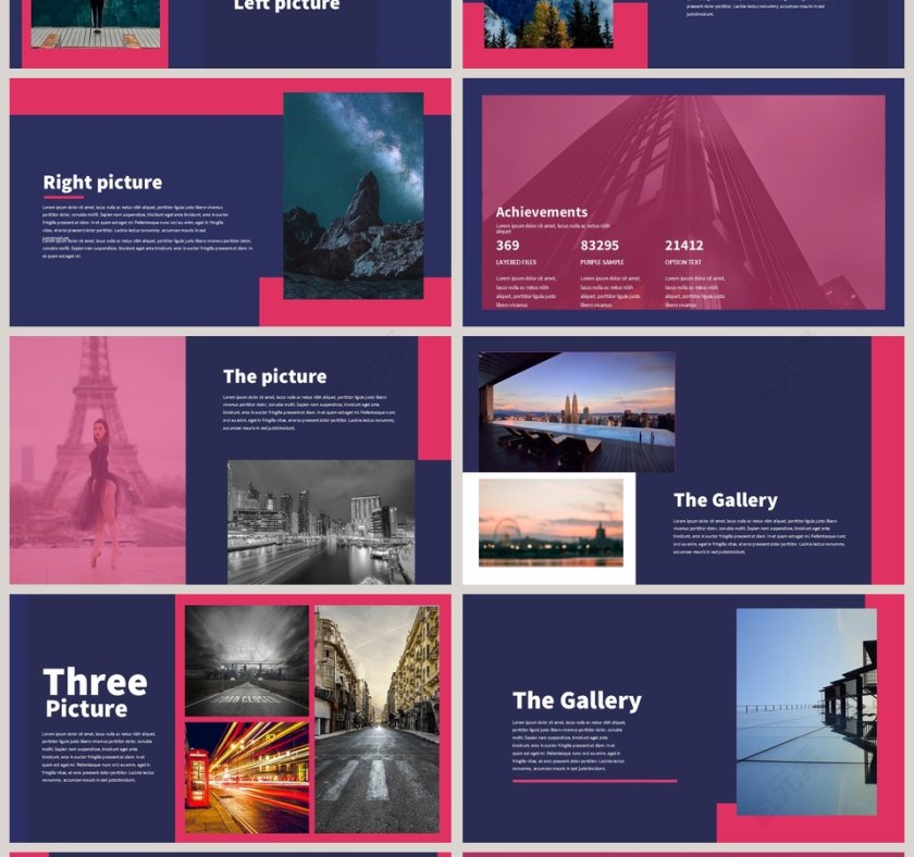 简约夜色美学术教育说课PPT模板第4张