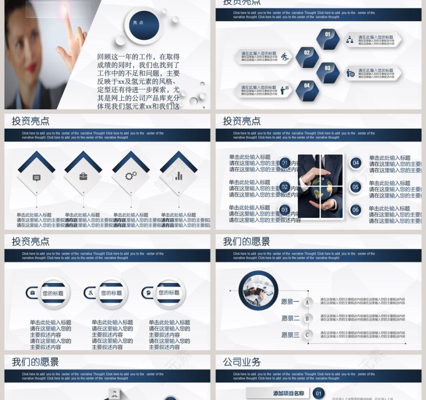 商业融资计划书商业计划书PPT第2张
