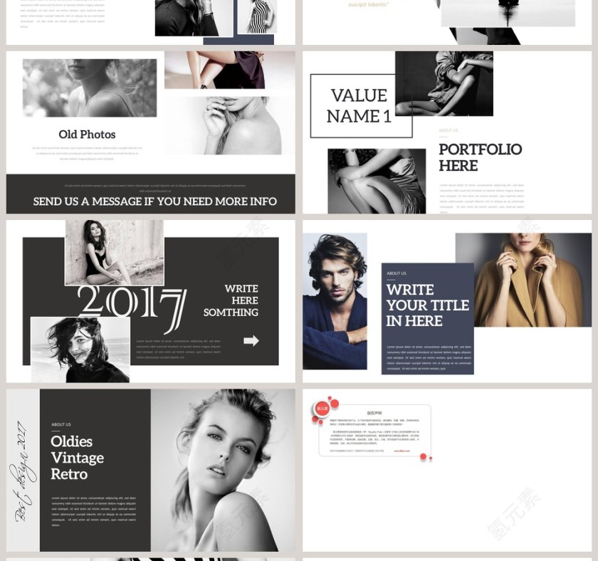 女性时尚摄影设计时装展示第4张