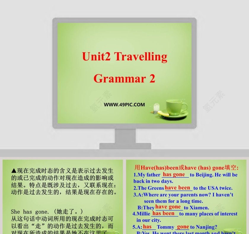 Unit2 Travelling-Grammar 2教学ppt课件第1张