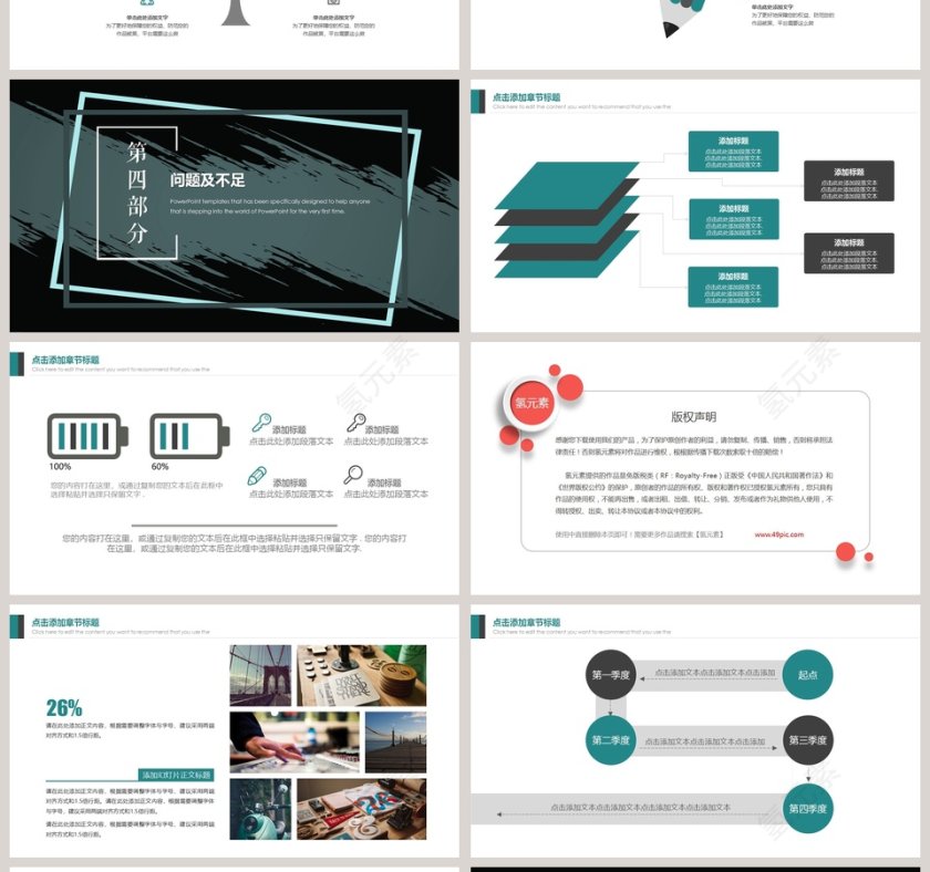 年终总结汇报PPT模板第4张