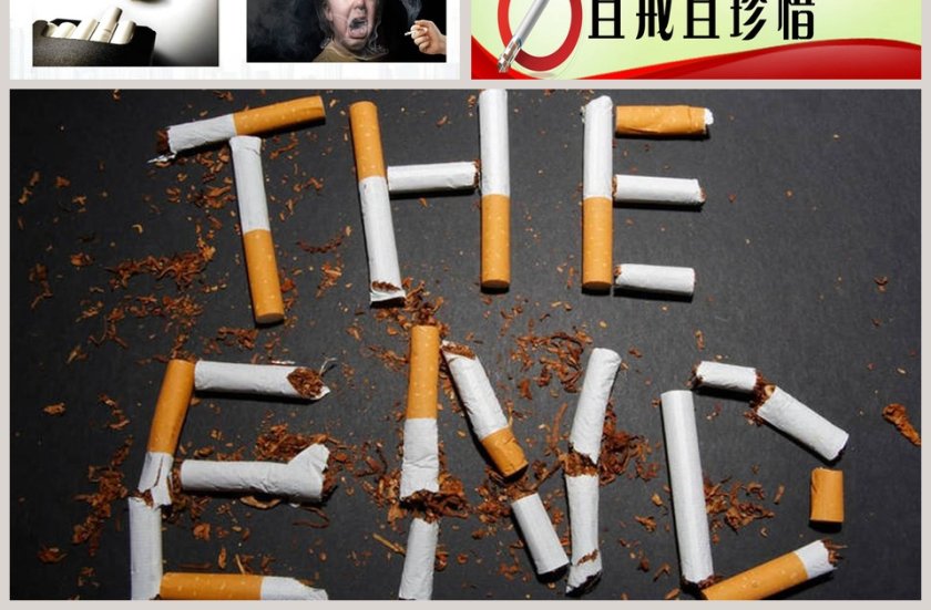 5·31 世界无烟日吸烟有害健康PPT第7张