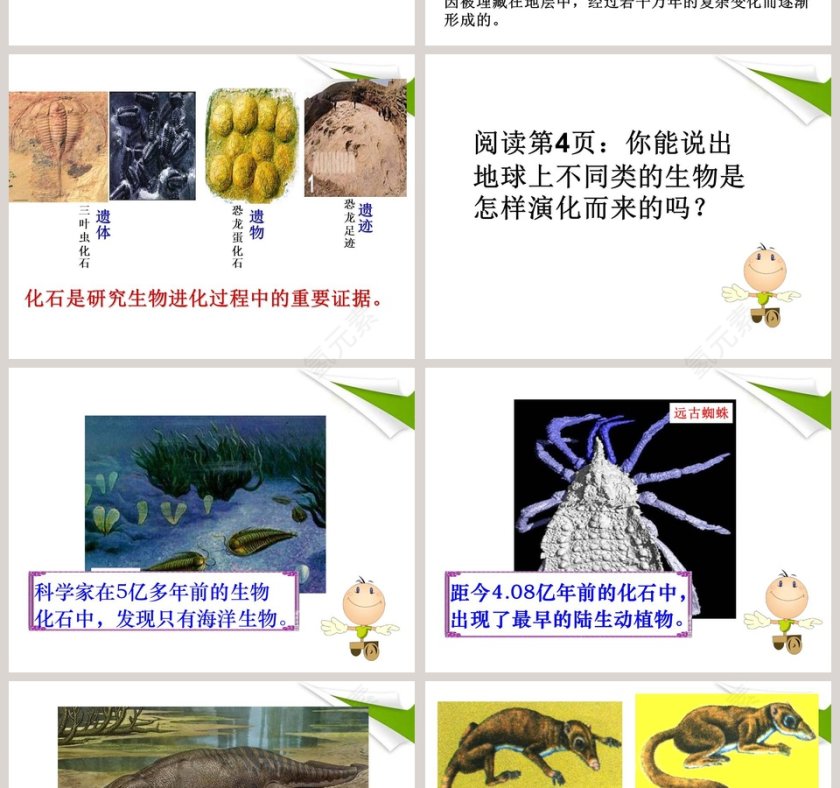 生命的历程PPT模板：展示人生旅程的精彩瞬间第4张