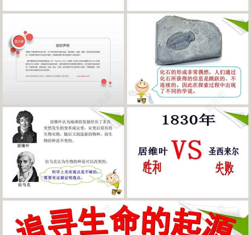 生命的历程PPT模板：展示人生旅程的精彩瞬间第6张