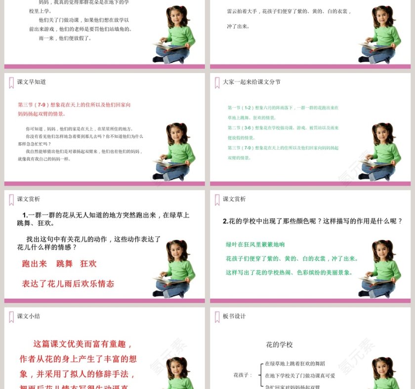 花的学校-语文 三年级 上册 配人教版教学ppt课件第3张