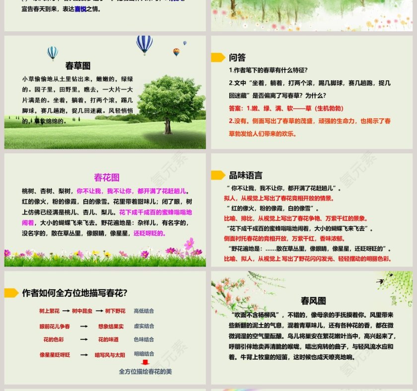 语文教学春PPT课件第4张