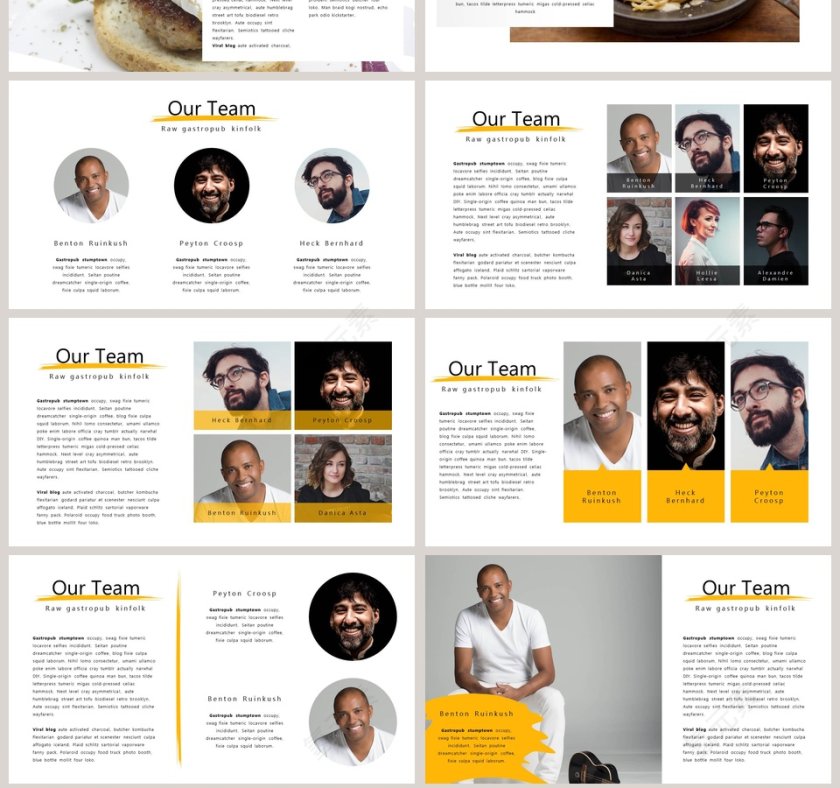 高档餐饮美食西餐厅介绍PPT模板第7张