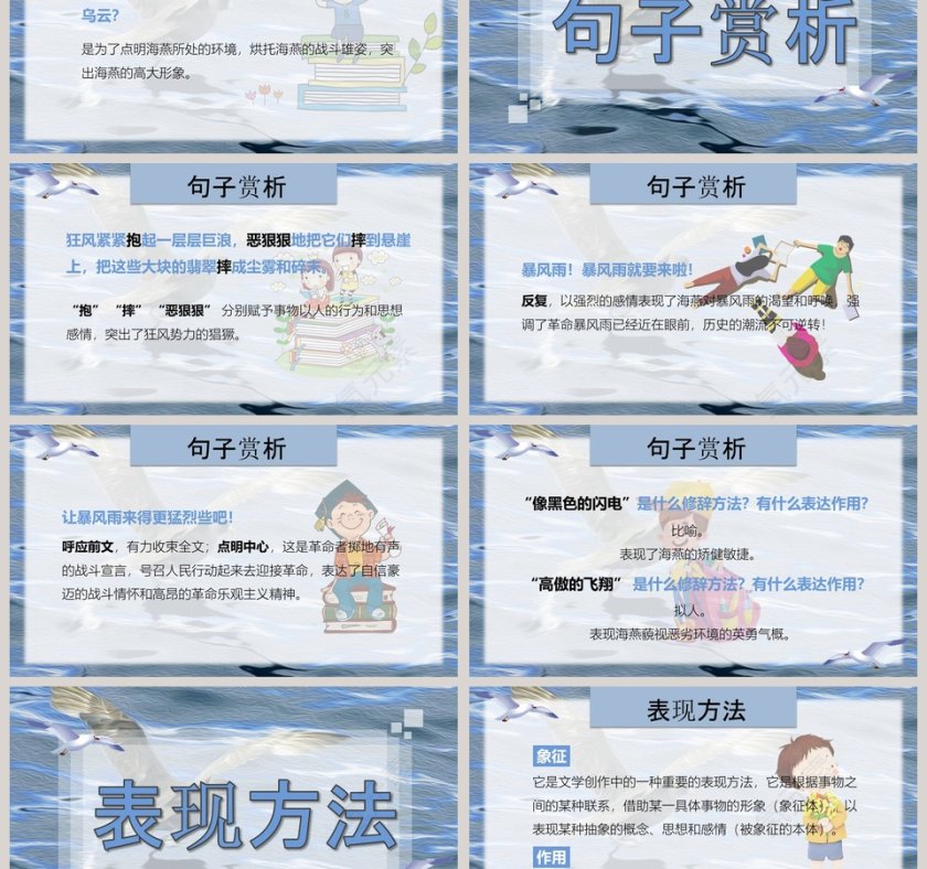 八年级语文课件《海燕》PPT第3张