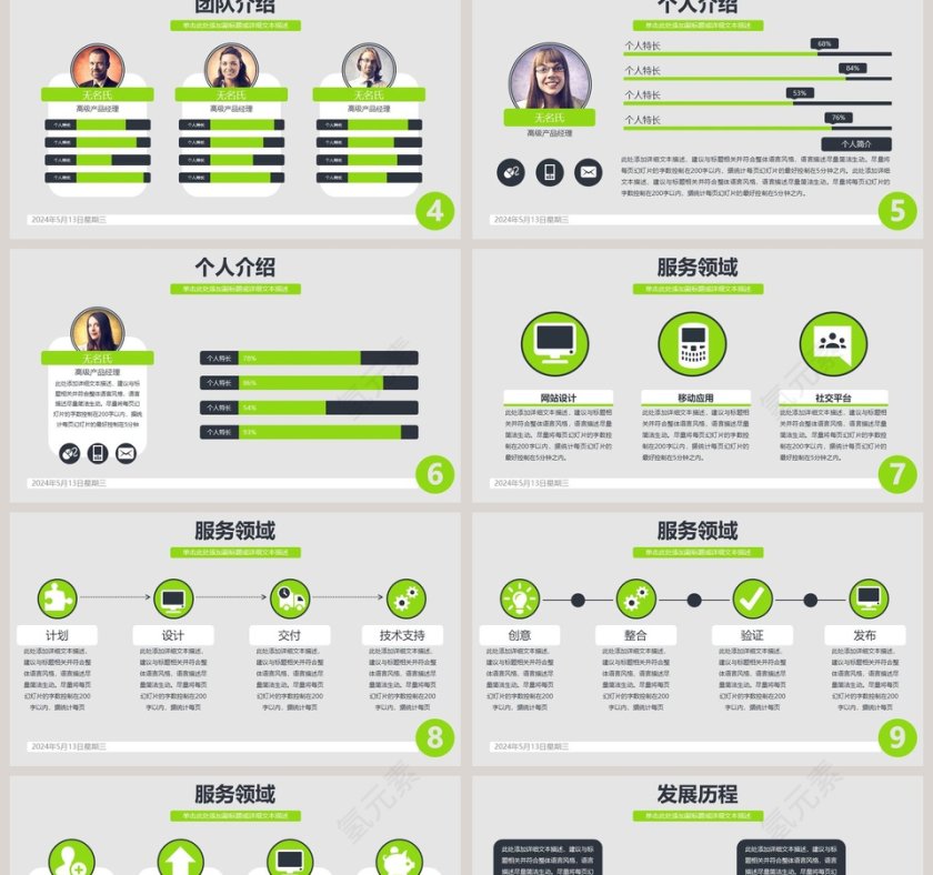 企业总结汇报团队介绍产品销售推广PPT模板第2张