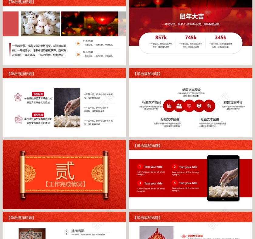 迎战鼠年2020年公司年终总结PPT模板第2张