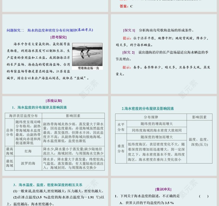 第一课时海水的性质-第二节海水的性质和运动教学ppt课件第4张