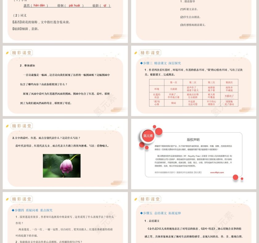 语文精品课件-散文诗二首教学ppt课件第3张