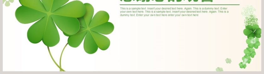 清新花卉PPT模板第8张