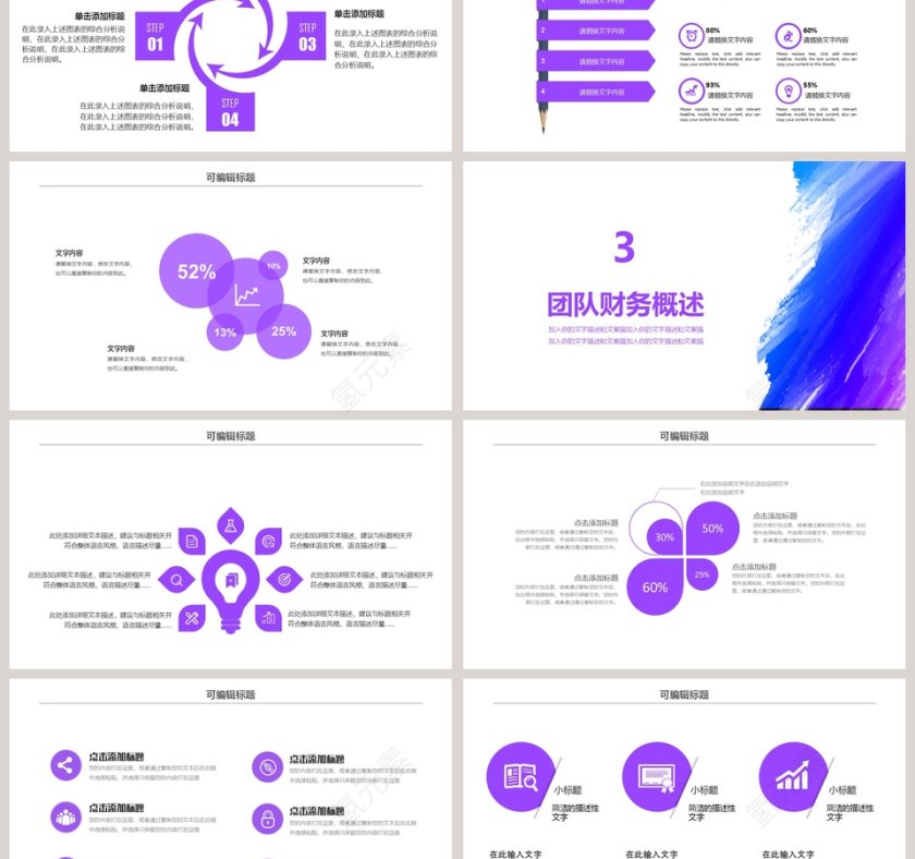 商业计划模板PPT模板第3张
