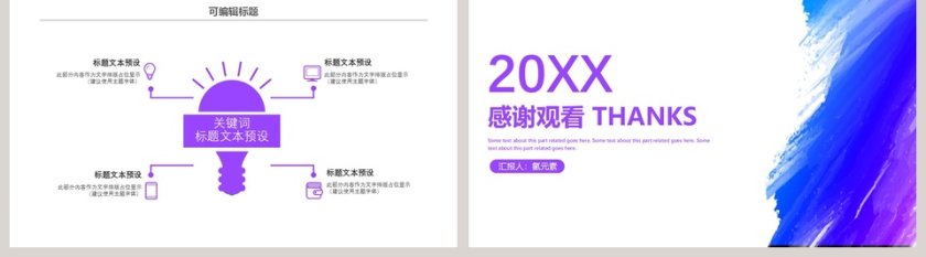 商业计划模板PPT模板第5张