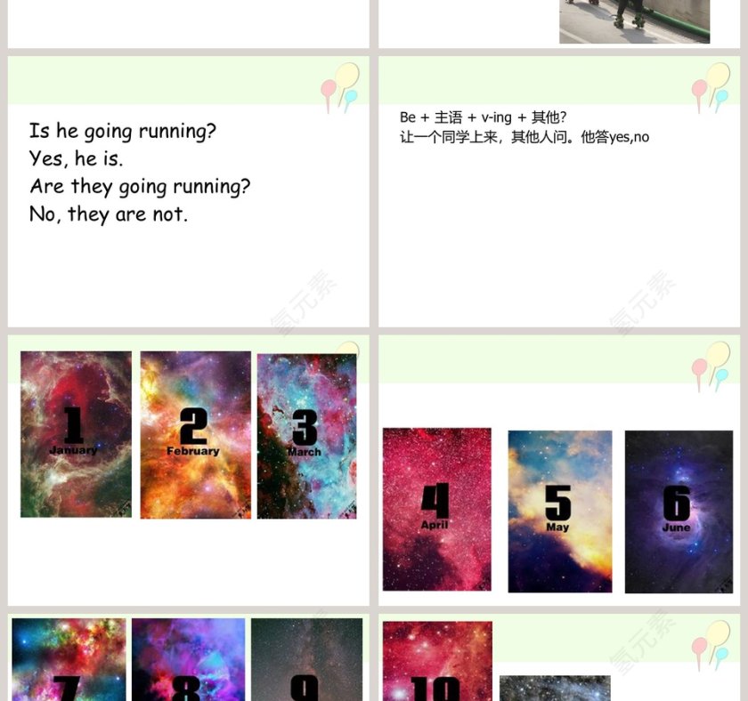 Unit 11 I was born in January - 教育培训行业PPT模板第2张