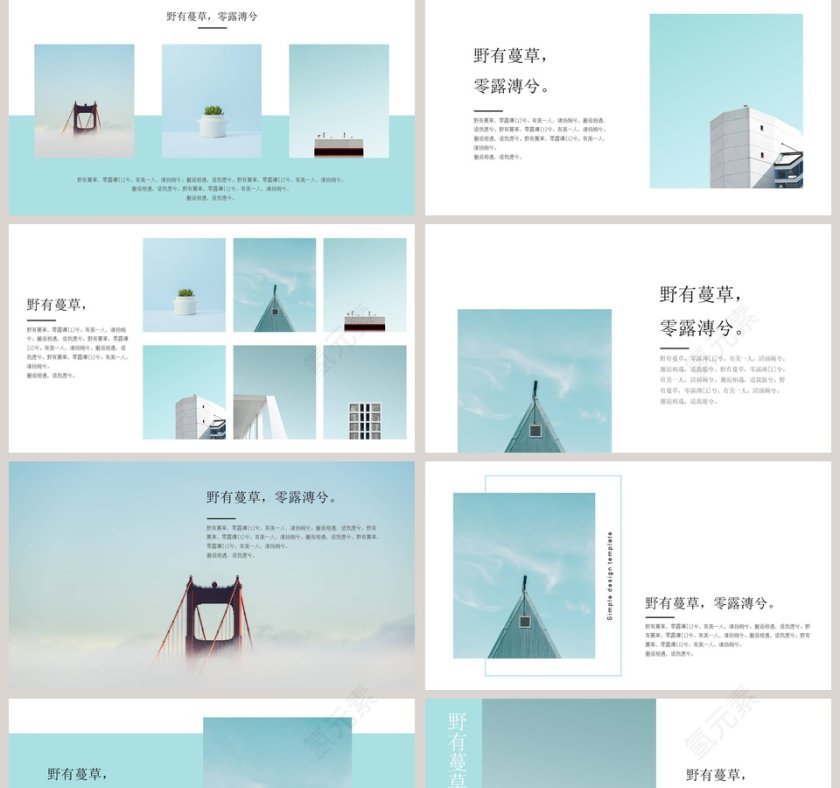 野有蔓草，零露溥兮PPT第2张