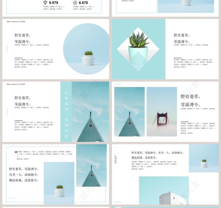 野有蔓草，零露溥兮PPT第4张