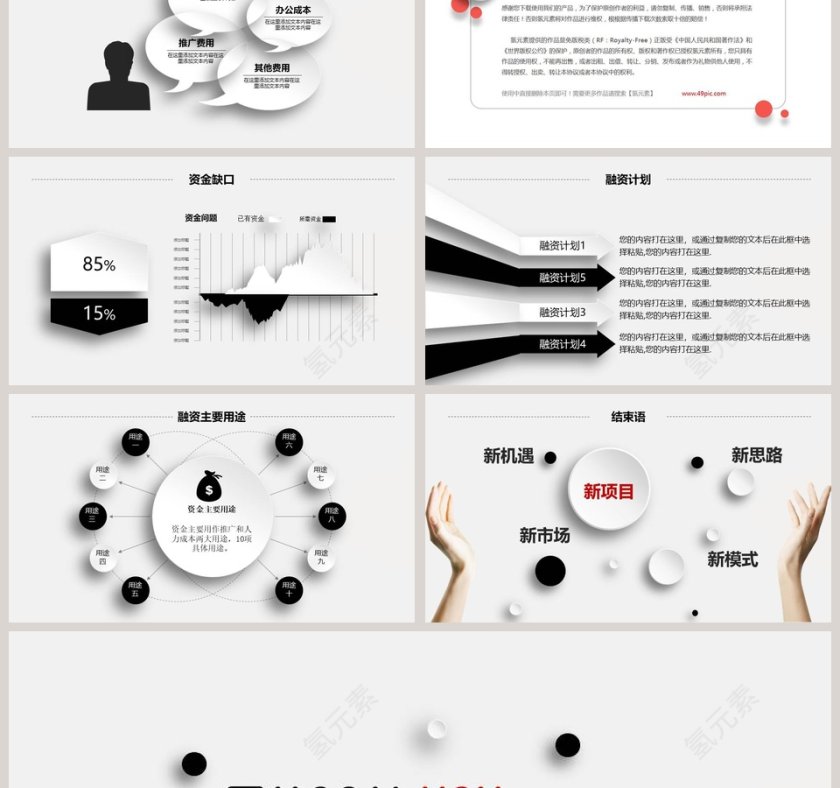 新员工入职培训PPT模板第6张