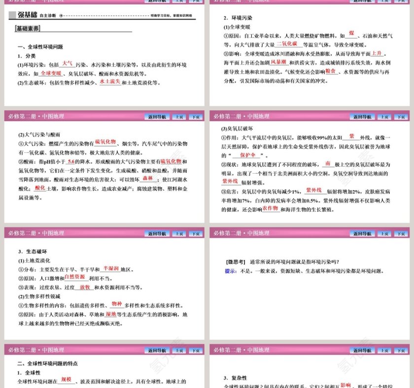 第一节人类面临的主要环境问题教学ppt课件第2张