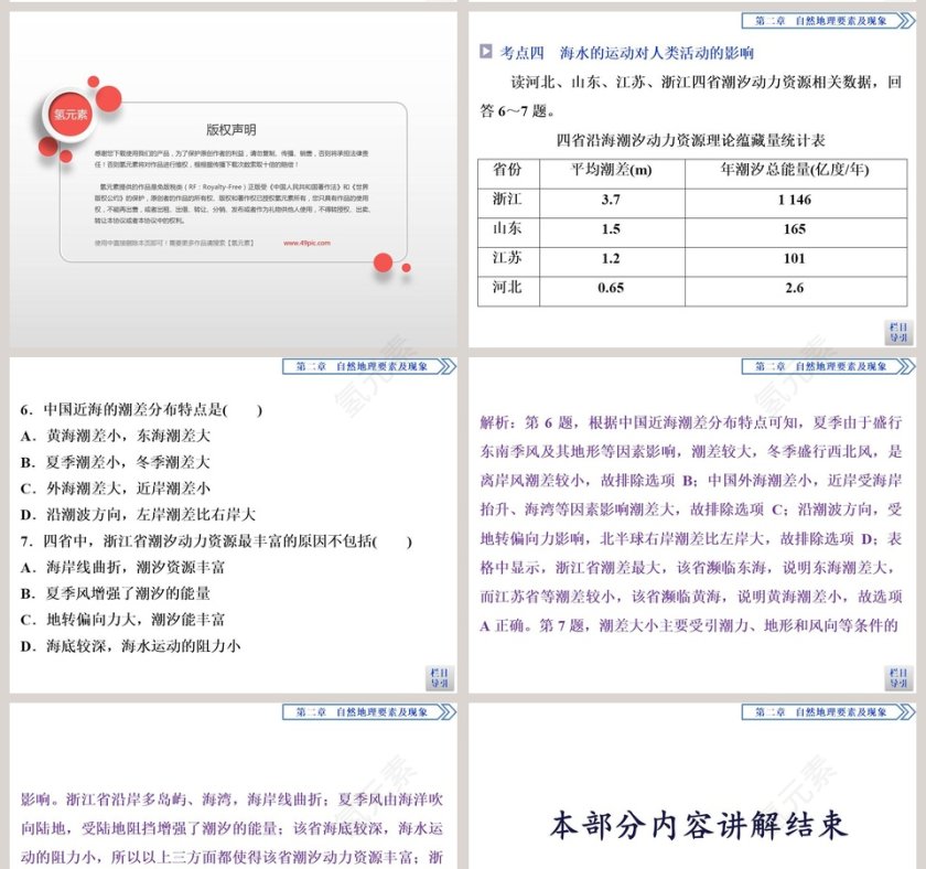 第五节海水的性质和运动对人类活动的影响教学ppt课件第14张