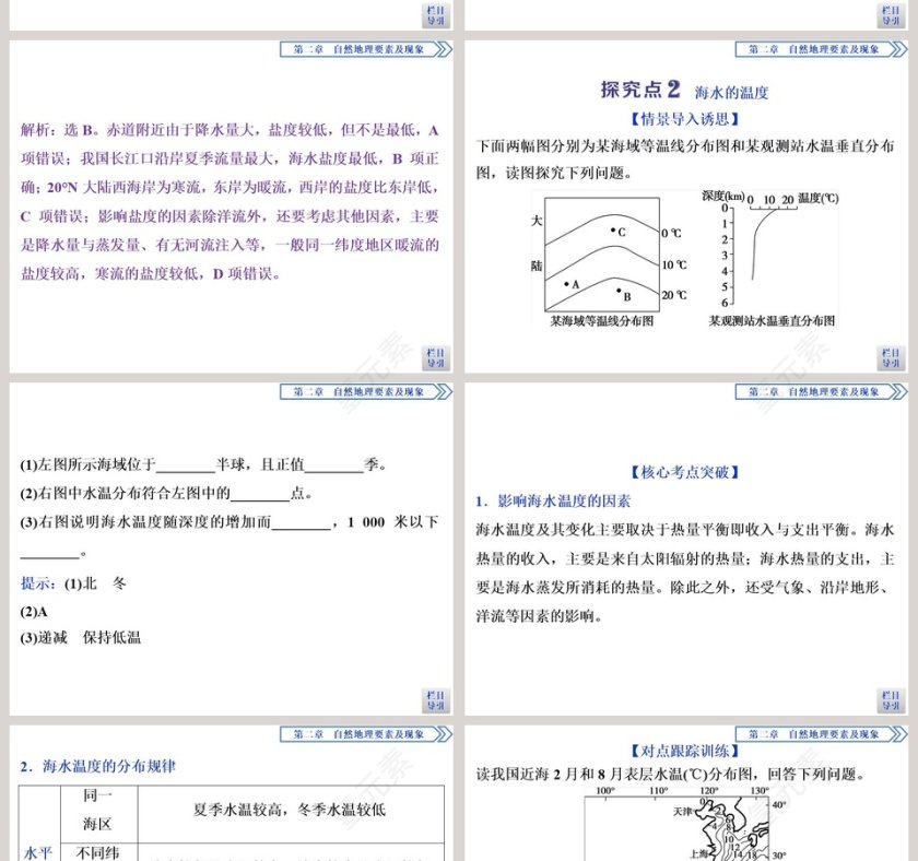 第五节海水的性质和运动对人类活动的影响教学ppt课件第8张