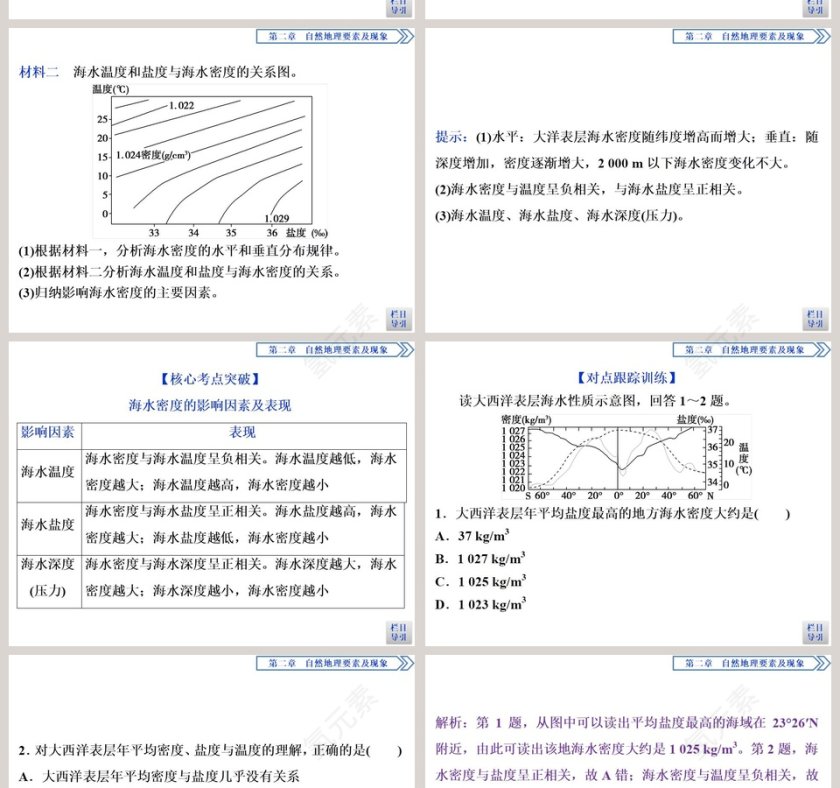 第五节海水的性质和运动对人类活动的影响教学ppt课件第10张