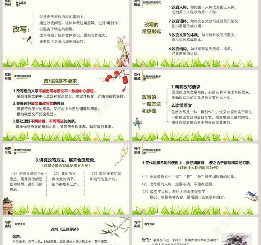 语文教学学习改写语文课件PPT第2张