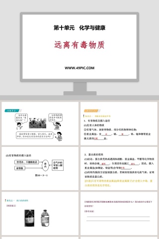 远离有毒物质教学ppt课件