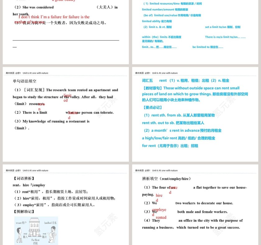 Unit 6 At one with nature - 环境保护主题PPT模板第3张