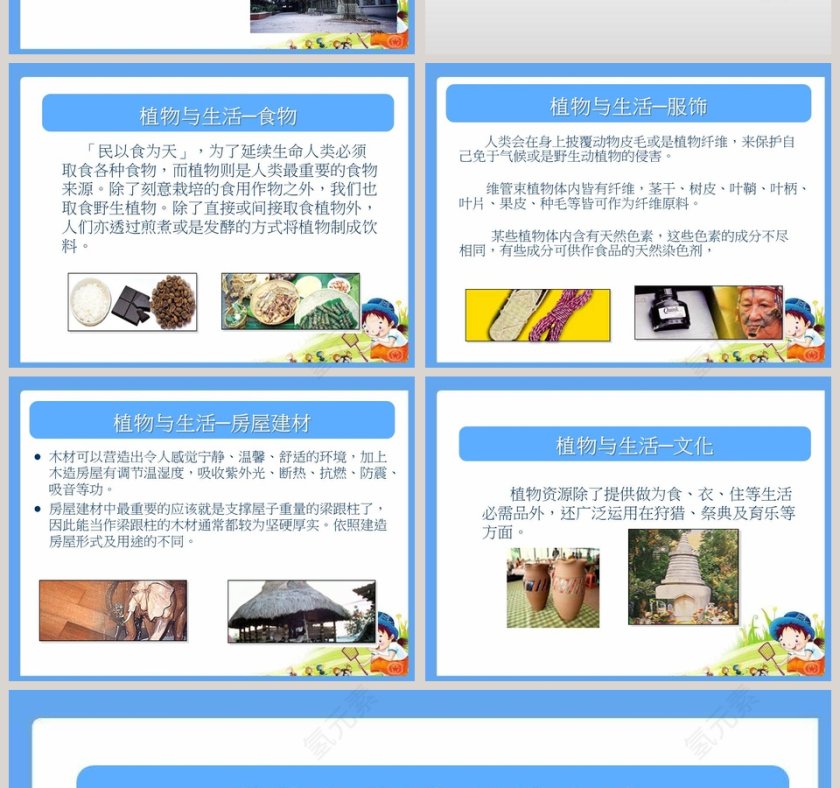 植物与我们的生活-PPT模板第2张