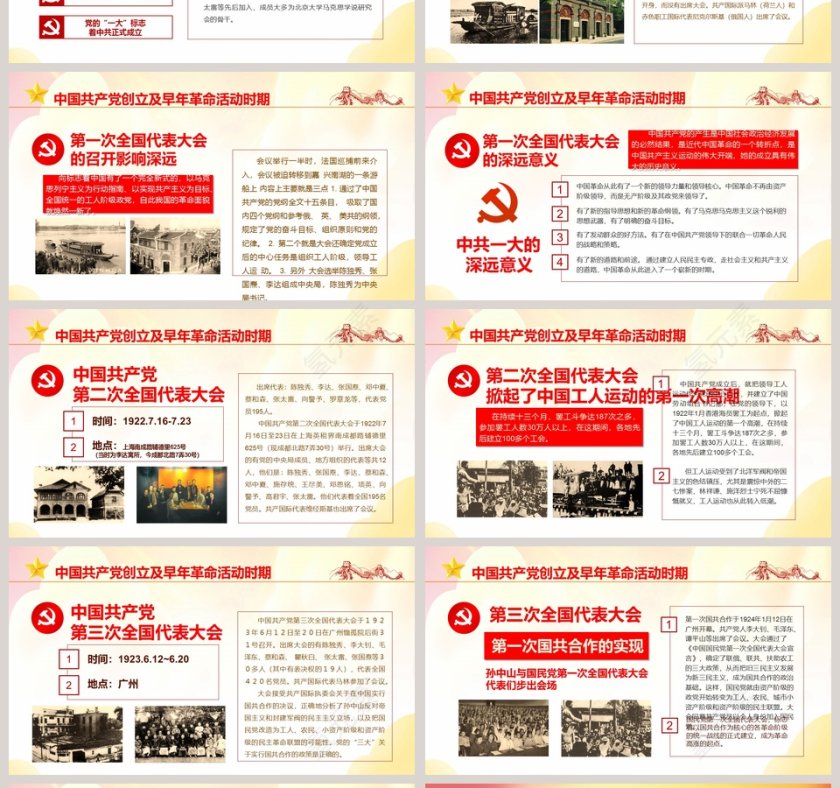 红色大气中共党史光辉的历程第4张