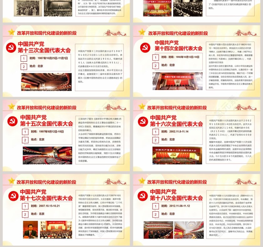 红色大气中共党史光辉的历程第7张