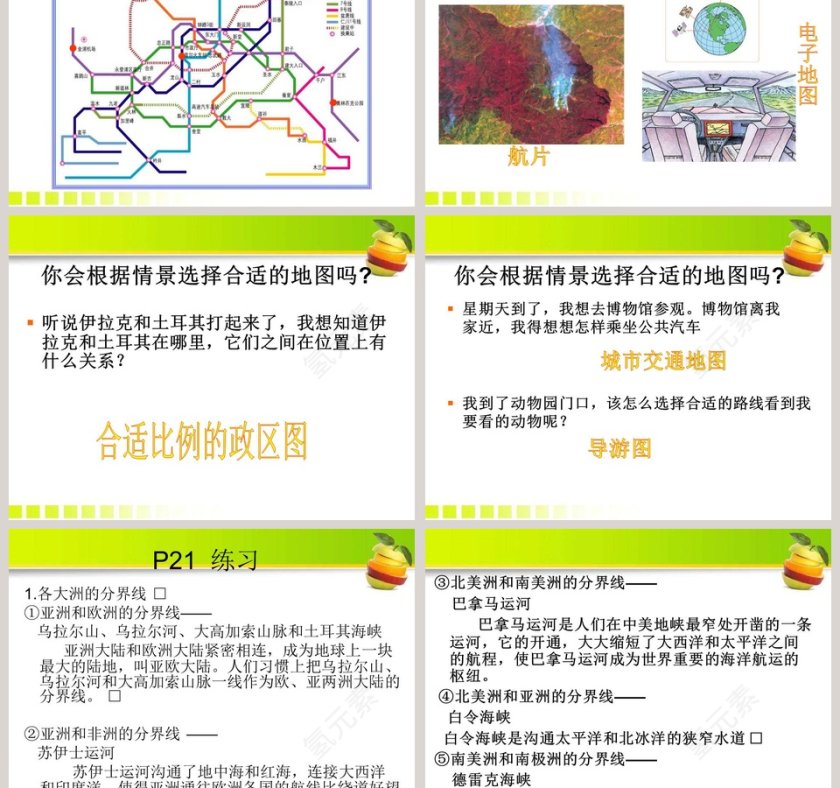 形形色色的地图教学ppt课件第3张