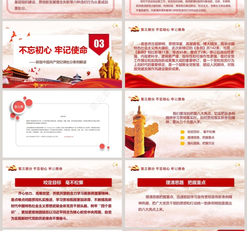 中国共产党纪律处分条例解读党课党建ppt第4张