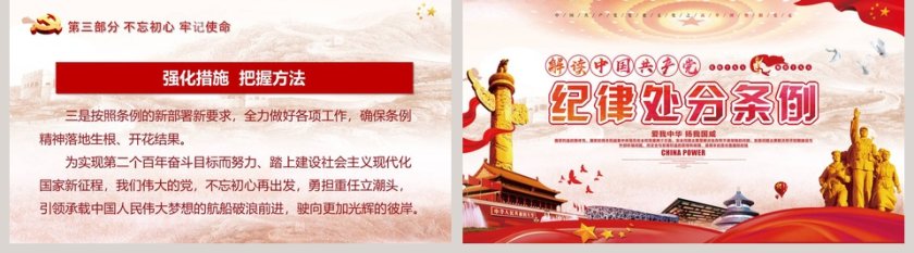 中国共产党纪律处分条例解读党课党建ppt第5张