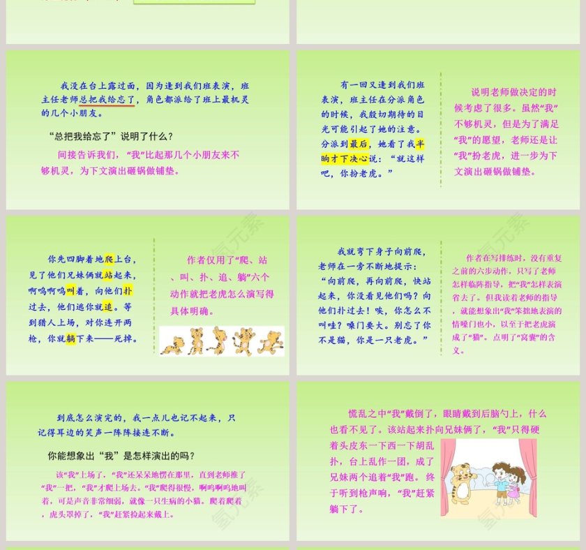 四年级语文上册一只窝囊的大老虎语文课件PPT第4张