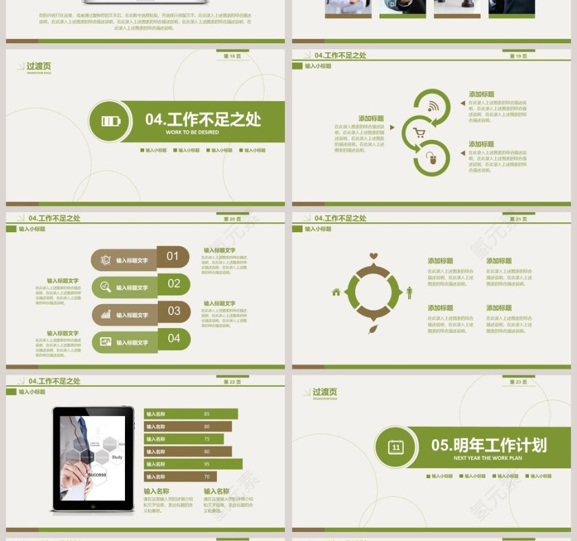 2019个人工作 述职报告PPT第4张