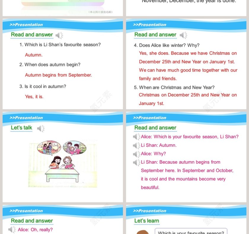 Unit3 Spring Begins from March教学ppt课件第2张