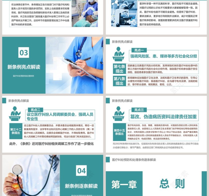 医疗纠纷预防和处理条例PPT 第3张
