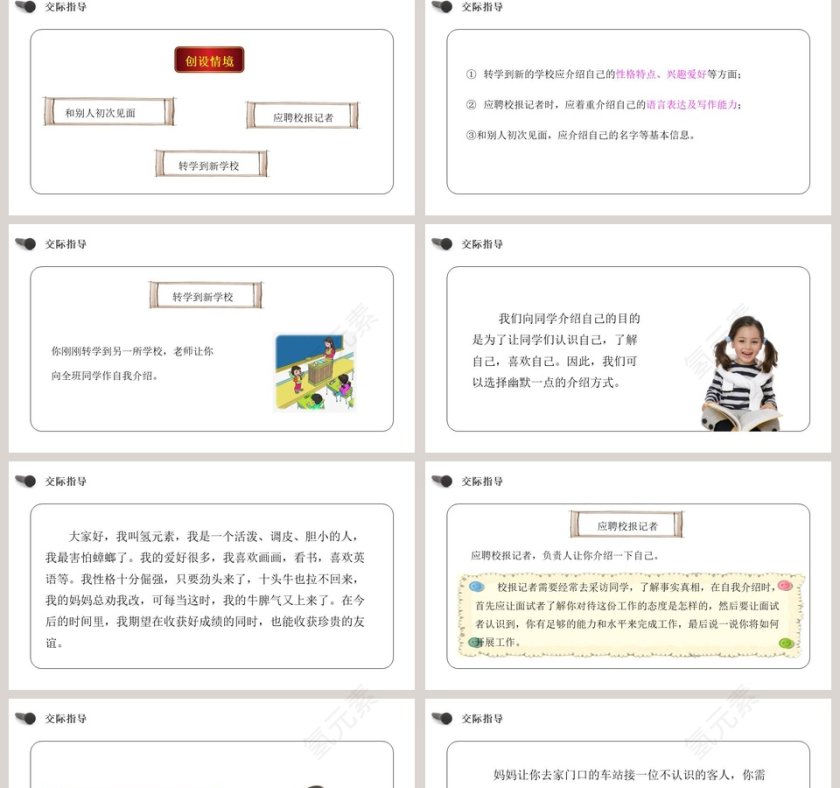 部编版四年级语文下册口语交际自我介绍语文课件PPT第2张