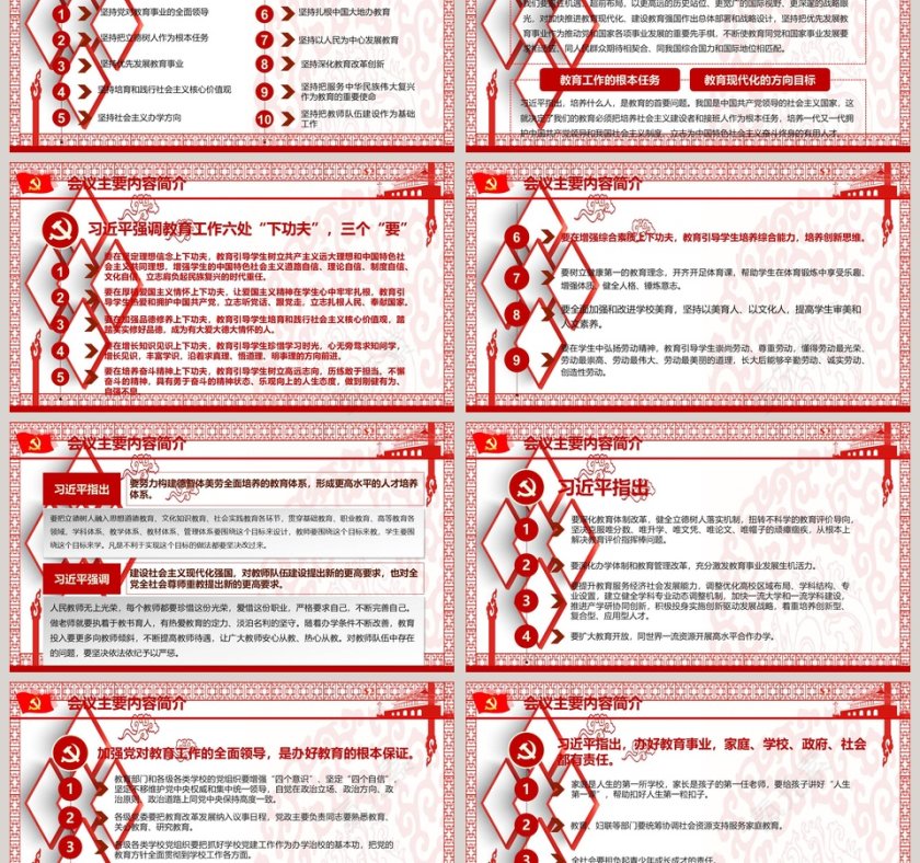 全国教育大会坚持中国特色社会主义教育发展道路PPT第3张