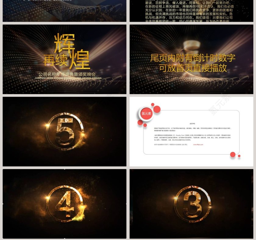 公司年度盛典暨颁奖晚会年会PPT第7张