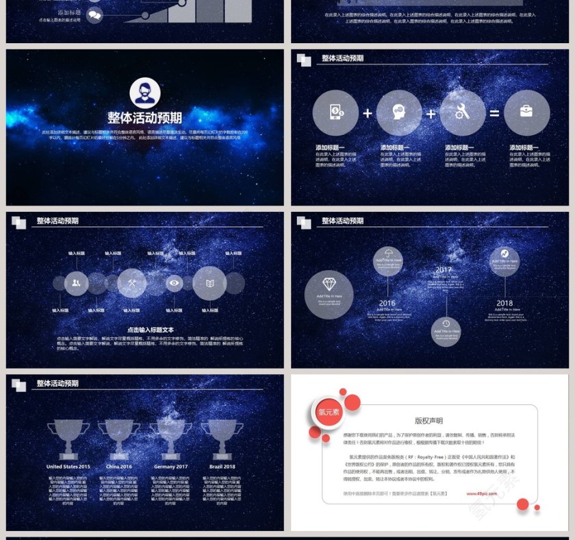 蓝色智能科技新年项目启动仪式PPT模板第4张