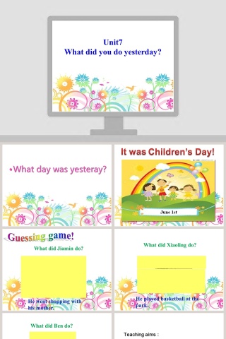 Unit7What did you do yesterday教学ppt课件