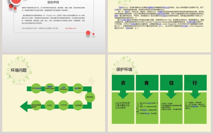 卡通可爱儿童PPT模板 第3张