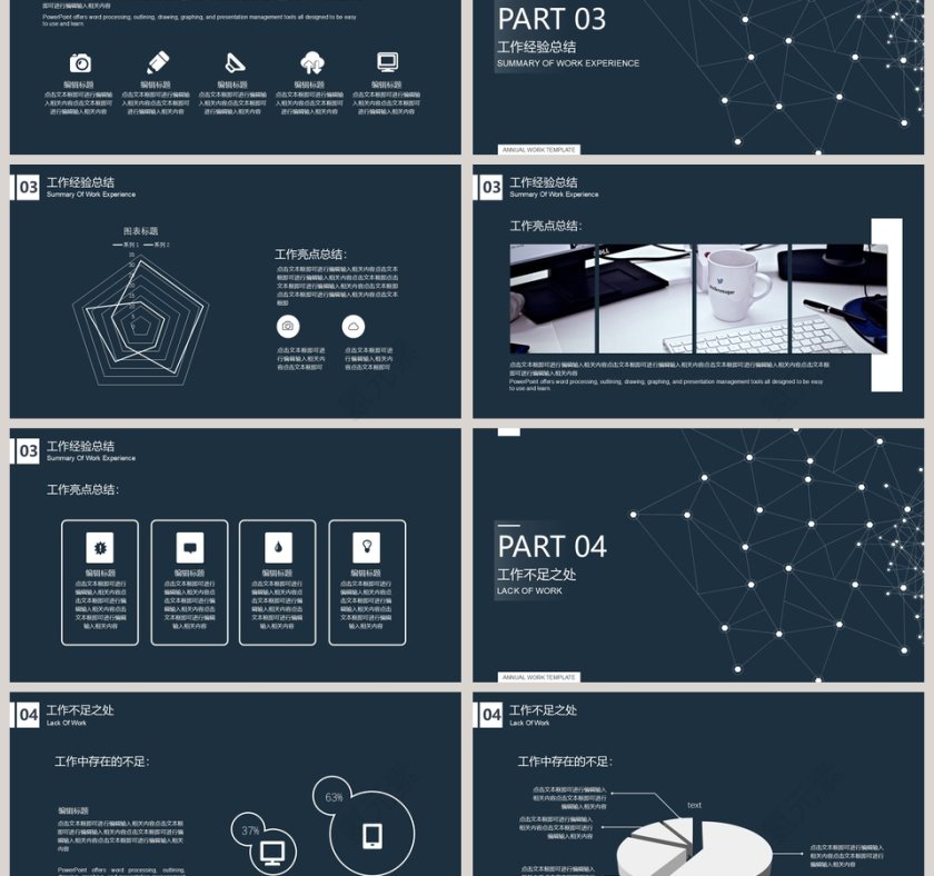 2018时尚工作总结PPT第3张