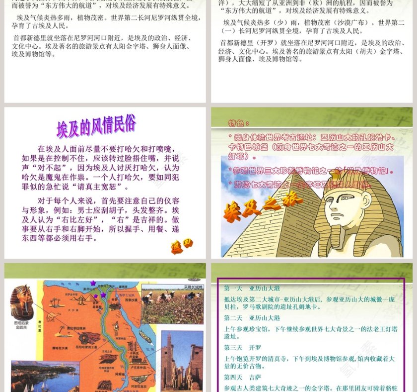 金字塔之国-埃及教学ppt课件第3张