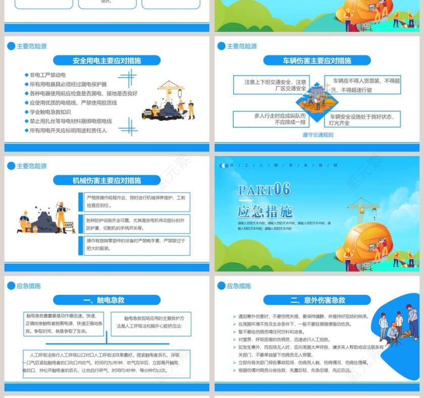 员工入职安全培训PPT模板第4张