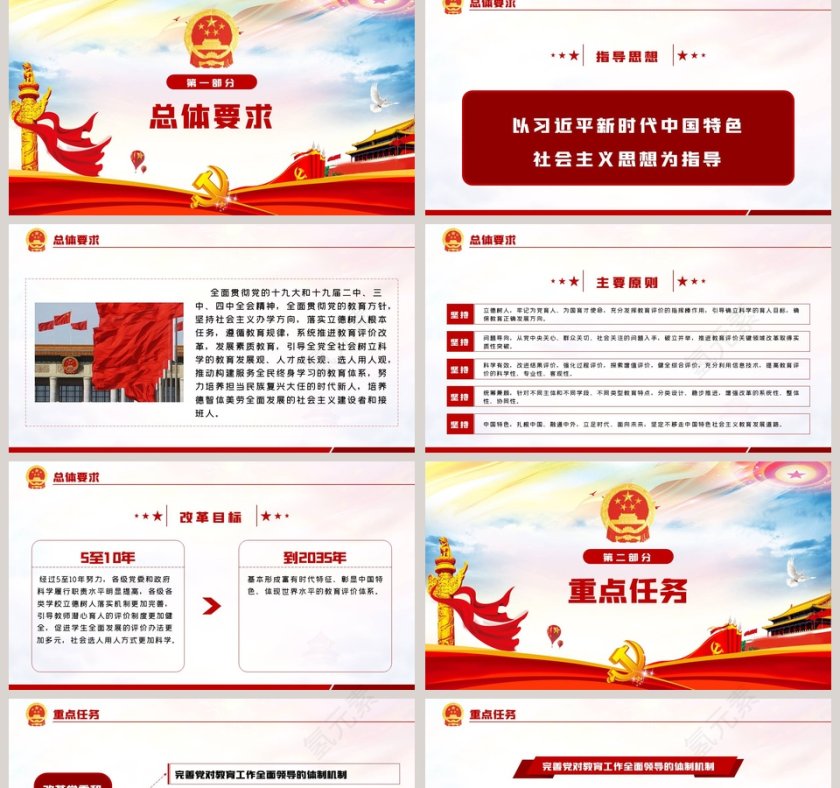 深化新时代教育评价改革总体方案PPT模板第2张